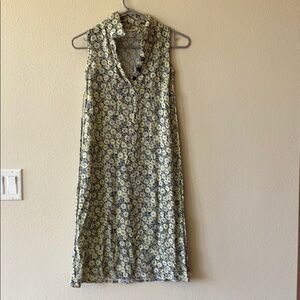 My Michelle green floral sleeveless Dress